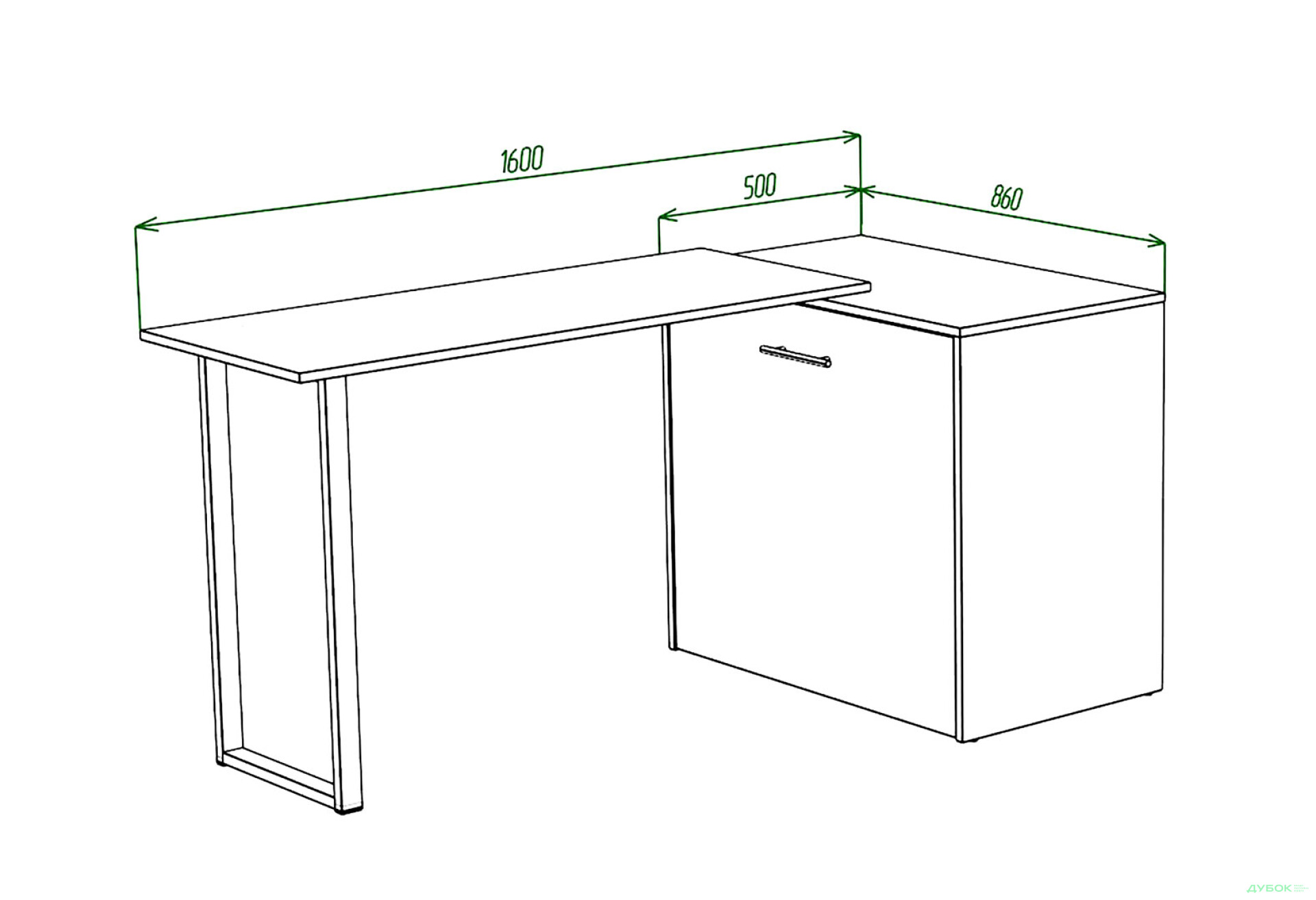 Фото 5 - Кровать-трансформер Knap Knap Sirim / Сирим-D (3 в 1) 80х200 см со столом, белый