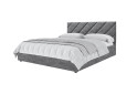 Image 1 - Ліжко-подіум Matroluxe Наомі / Naomi 160x200 см темно-сіре + матрац Азалія