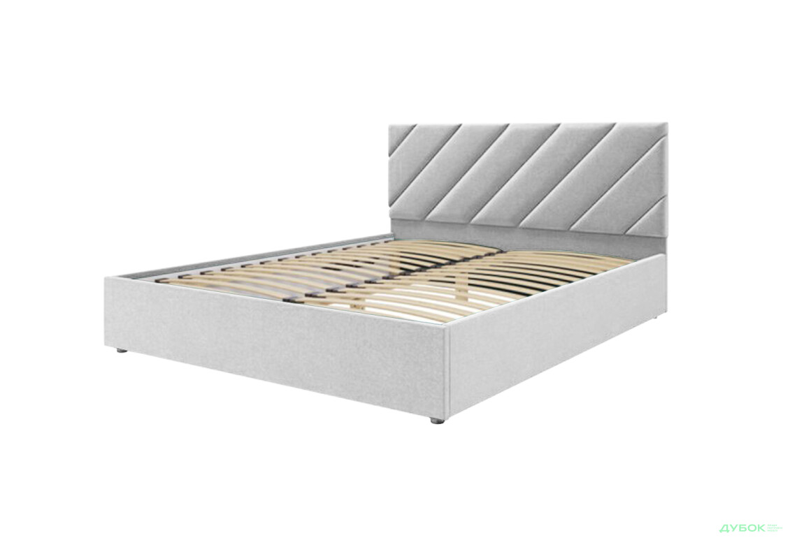 Image 2 - Ліжко-подіум Matroluxe Наомі / Naomi 160x200 см сіре + матрац Азалія