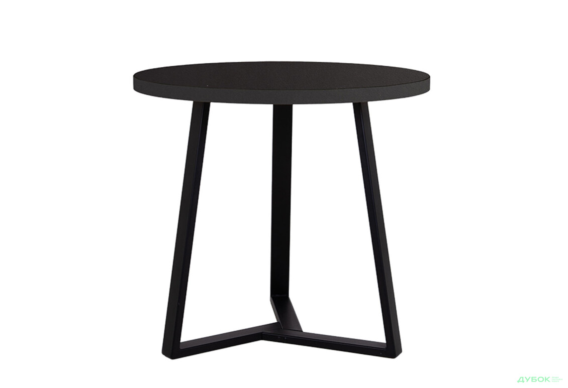 Стол обеденный Новый Стиль Calipso black (36) D800 80x80 см, черный