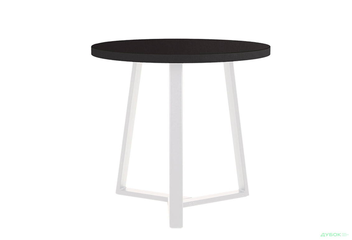 Изображение 2 - Стол обеденный Новый Стиль Calipso white (36) D800 80x80 см, черный