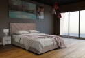 Зображення 2 - Ліжко Eurosof Олівія 160х200 см з нішею та металопідйомником, бежевий