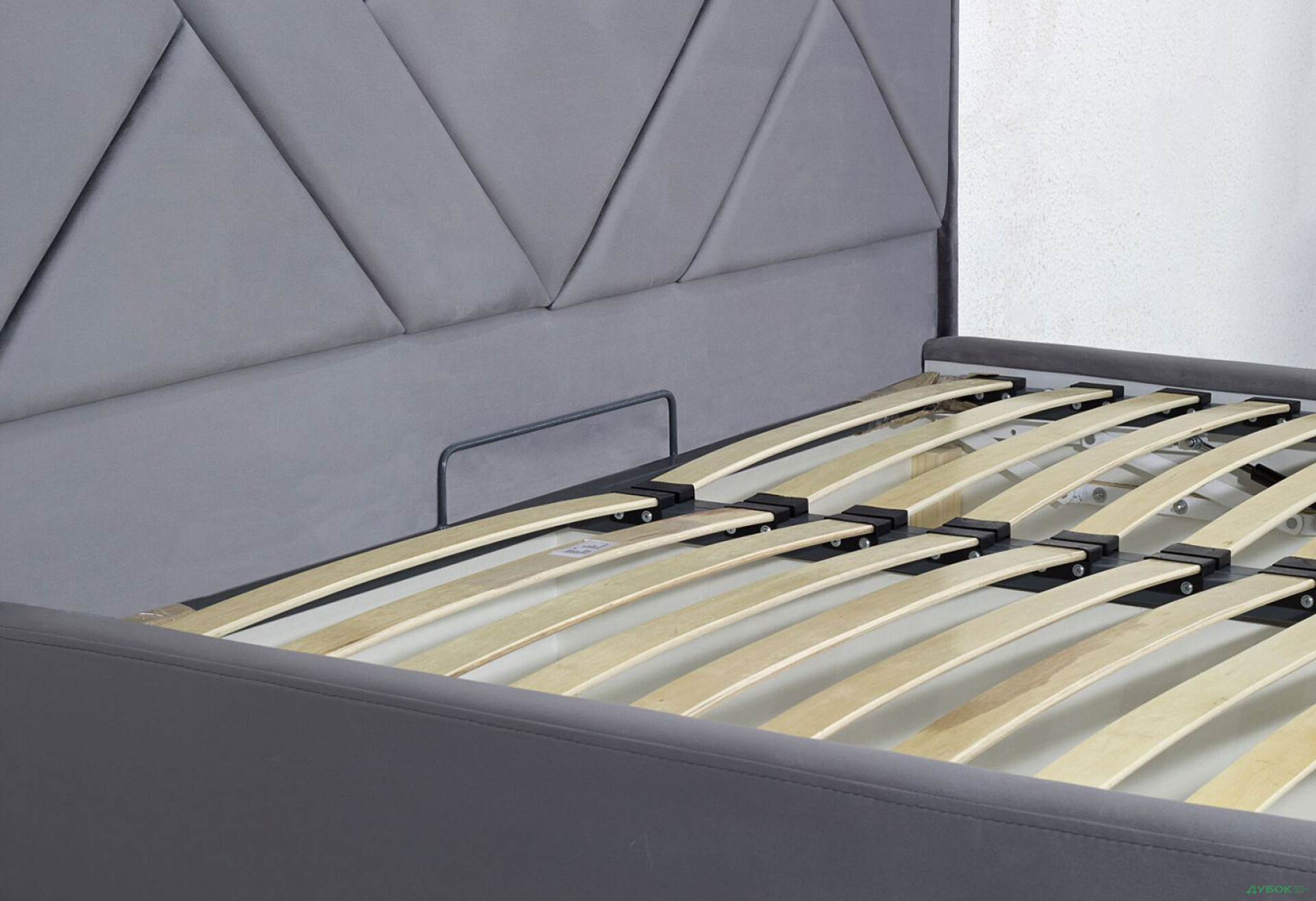 Зображення 3 - Ліжко Eurosof Олівія 160х200 см з нішею та металопідйомником, сірий