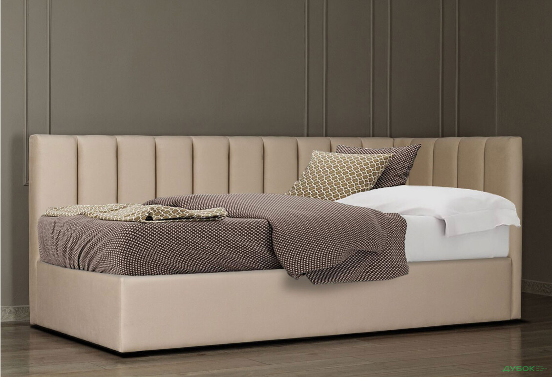 Зображення 2 - Ліжко Eurosof Софі 90х200 см з нішею та металопідйомником, бежевий
