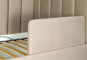 Зображення 3 - Ліжко Eurosof Софі 90х200 см з нішею та металопідйомником + бортик, бежевий
