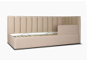 Зображення 1 - Ліжко Eurosof Софі 90х200 см з нішею та металопідйомником + бортик, бежевий