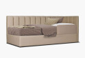 Зображення 2 - Ліжко Eurosof Софі 90х200 см з нішею та металопідйомником + бортик, бежевий