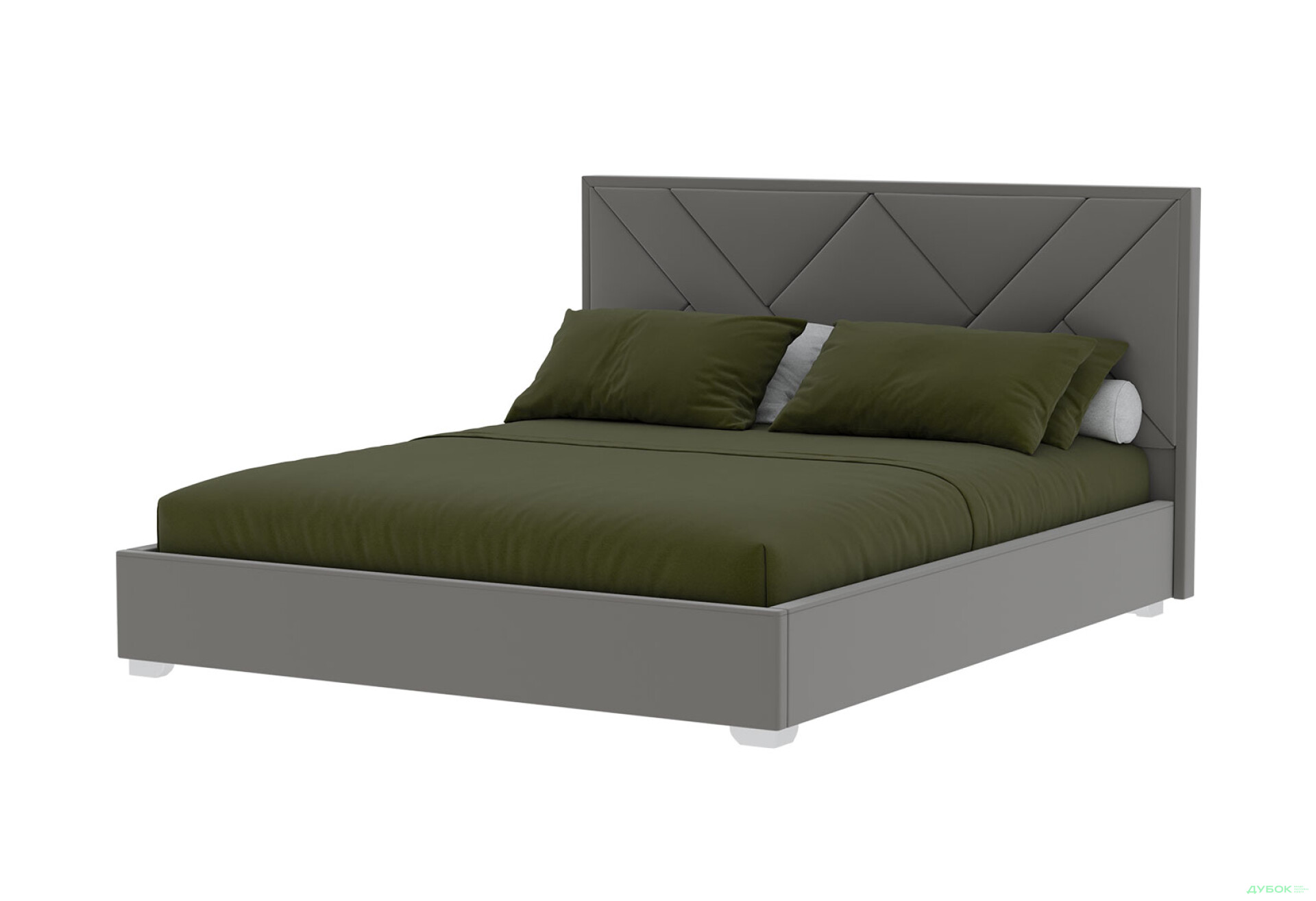 Фото 1 - Ліжко Eurosof Олівія 180х200 см з нішею та металопідйомником Артекс Allure Taupe