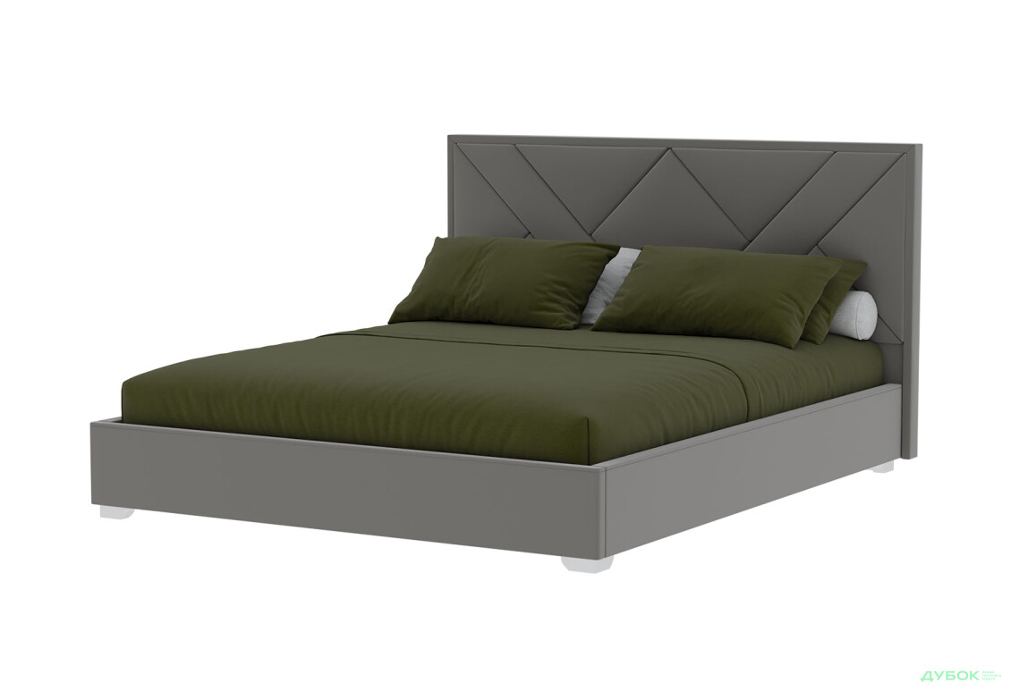 Ліжко Eurosof Олівія 180х200 см з нішею та металопідйомником Артекс Allure Taupe