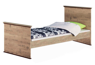 Ліжко Світ Меблів Палермо (без вкладу) 90х200 см, дуб корабельний